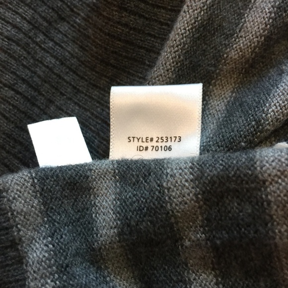 Ann Taylor LOFT Petites Gray Embellished Cardigan - Picture 7 of 7